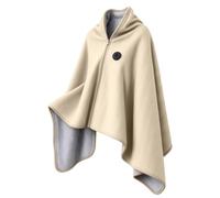 Coperta Riscaldante da Indossare USB Poncho con Cappuccio e Cerniera | Coperta Riscaldante USB Termica con Cerniera Coperta Indossabile Termocoperta Singola Morbida Calda Comoda Leggera