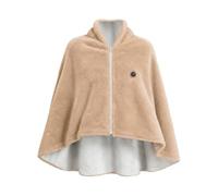 Coperta Riscaldante da Indossare USB Poncho con Cappuccio e Cerniera | Coperta Riscaldante USB Termica con Cerniera Coperta Indossabile Termocoperta Singola Morbida Calda Comoda Leggera