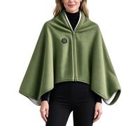 Coperta Riscaldante Indossabile Plaid Con 3 Livelli Di Calore | Scaldacuore Termico Da Indossare Per Donne Ragazze Mogli Madri Casa Ufficio Camera Da Letto Viaggio Soggiorno Studio Verde