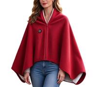 Coperta Riscaldante Indossabile Poncho USB a 3 Livelli di Calore | Scaldacuore Termico Da Indossare Per Donne Ragazze Mogli Madri Casa Ufficio Camera Da Letto Viaggio Soggiorno Studio