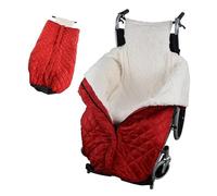 Coperta Riscaldante per Sedia a Rotelle - Impermeabile Morbida con Tasche, per Anziani e Disabili, Ideale per Inverno 【120x65 cm】