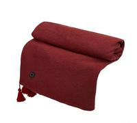 Coperta riscaldata a scialle alimentata tramite USB, 150 x 80 cm, coperta elettrica per riscaldare ginocchia e corpo, 3 impostazioni di calore (rosso)