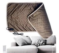coperta riscaldata con timer - Cuscinetto riscaldante elettrico universale con regolazione a 3 livelli,Coperta riscaldata elettrica, regali caldi per uomini, donne, famiglia, amici, colleghi
