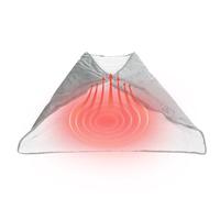 Coperta riscaldata - Coperta elettrica da viaggio USB 5 V/2 A, lavabile in lavatrice, morbida flanella di sicurezza, per viaggi, casa, campeggio, spegnimento automatico, riscaldamento rapido