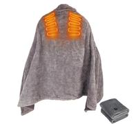 Coperta riscaldata, coperta riscaldata portatile, coperta riscaldata confortevole e morbido, scialle e busta riscaldati tramite USB, coperta elettrica intelligente, cuscino per il collo per maggio