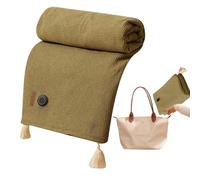 Coperta riscaldata da donna, lavabile, coperta riscaldata portatile, per viaggi, campeggio o casa, 150 x 80 cm, colore: verde albicocca e
