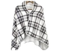 Coperta riscaldata indossabile senza fili a 3 livelli, 31x53, 5 pollici, coperta riscaldata con bottoni, riscaldamento rapido, ricaricabile, portatile, copert