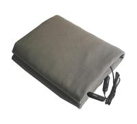 Coperta Riscaldata Per Auto - 39,37 Pollici Coperta In Pile | Cavo 12V 25W Grigio - Morbida E Portatile Per Auto, Esterni, Animali Domestici, Perfetta Per L’inverno, Libero, Calore Confortevole