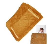 Coperta riscaldata portatile - riscaldata USB lavabile, coperta di riscaldamento ricaricabile | Coperta elettrica a base di batteria, lancio di viaggio morbido con calore regolabile | Comfort per