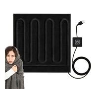 Coperta Riscaldata - Tappetino Riscaldante Elettrico USB 30x30 Cm | Coperta elettrica portatile, trapunta leggera a riscaldamento rapido con tre modalità di temporizzazione per l'auto 'hotel domes