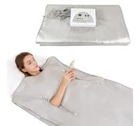 Coperta Sauna a Infrarossi 2 Zone, Coperta Termica Digitale in Oxford con Cerniera, Coperta Portatile con Telecomando per Sudorazione, Sauna Domestica e Centro Estetico