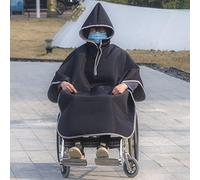 Coperta Scalda Sedia A Rotelle, Coperta Invernale Per Sedia A Rotelle Per Adulti, Coperta In Peluche Spessa, Copertura Calda E Accogliente Per Sedia A Rotelle, Mantella Per Sedia A Rotelle