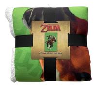 Coperta Sherpa - ZELDA - Link ed Epona - 100 x 150 cm
