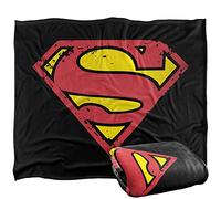 Coperta super morbida al tatto con logo SUPERMAN, 152 x 127 cm