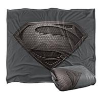 Coperta super morbida al tatto con logo Superman Man of Steel, 152 x 127 cm