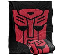 Coperta super morbida al tatto con logo Transformers Autobot, 152 x 127 cm