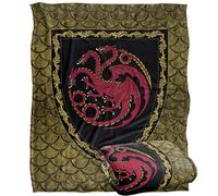 Coperta super morbida al tatto de «Il Trono di Spade La casa del drago», 152 x 127 cm