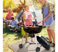 "Coperta tappetino ignifugo per protezione termica ponte legno e lavabile 39""x