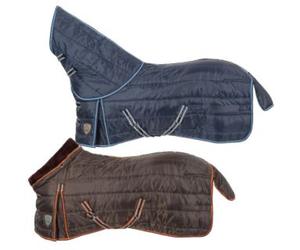 Coperta Tattini da scuderia con collo in agnellino sintetico