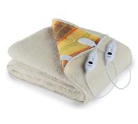 Coperta Termica Elettrica Matrimoniale in Lana 100% Scaldaletto Maxi Scozzese