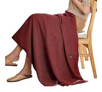 Coperta termica elettrica - Scialle avvolgente pieghevole con sistema di riscaldamento rapido | coperta riscaldata da USB | per l'uso in viaggio inverno auto notte all'aperto ufficio