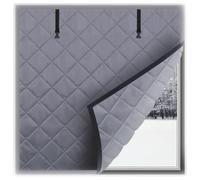 Coperta Termica per Finestre Invernale, Telo Oscurante Casa Anti-Spifferi | Mantiene la Stanza Calda in Inverno, Ideale per Interni Installazione Facile, Blocca il Freddo e la Luce(B1,81x81cm)