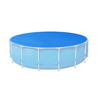 Coperta termica rotonda per piscina - copertura solare isolante, accessorio per la conservazione del calore, leggero display di protezione resistente alle intemperie | Comunità estiva hotel campeggio