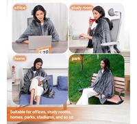 Coperta Termica USB Portatile con 3 Livelli di Temperatura Ideale per Casa
