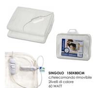 COPERTA TERMOCOPERTA SCALDALETTO ELETTRICO SINGOLO CM 150X80 ART.40874