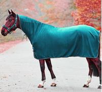 Coperta Thermo per cavalli in pile superiore con copricollo