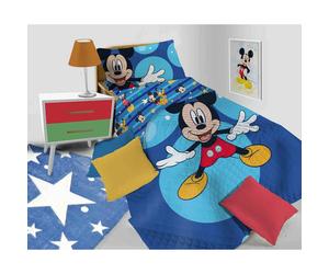 Coperta Trapuntata 1 Piazza Piazzato Mickey Mouse