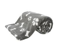 Coperta Kenny, Felpa, 150 × 100 cm, Grigio