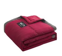 Coperta Turca per tutte le stagioni, coperta refrigerante leggera per persone che sudano durante il sonno e sudorazione notturna, piumino più fresco, doppio effetto freddo, letto più fresco (rosso, A)