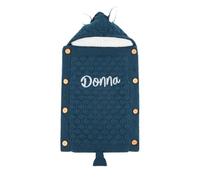 Coperte Avvolgenti For Fasciatoio Invernale Personalizzate For Neonato Coperte Lavorate A Maglia For Neonato Fasciatoio For Neonato Passeggino Caldo Busta For Culla Coperte For Neonato(Dark blue)