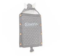 Coperte Avvolgenti For Fasciatoio Invernale Personalizzate For Neonato Coperte Lavorate A Maglia For Neonato Fasciatoio For Neonato Passeggino Caldo Busta For Culla Coperte For Neonato(Light gray)
