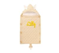 Coperte Avvolgenti For Fasciatoio Invernale Personalizzate For Neonato Coperte Lavorate A Maglia For Neonato Fasciatoio For Neonato Passeggino Caldo Busta For Culla Coperte For Neonato(Off white)
