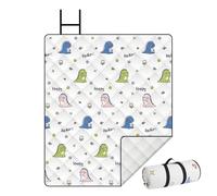Coperte da picnic, grande coperta da picnic,Coperte da picnic impermeabili per esterni - Attività di gruppo di tappeti lavabili con tamponi di sabbia leggera Uso del gruppo di