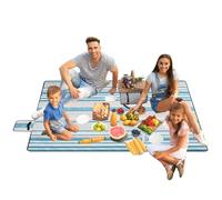 Coperte da picnic - Tappeto da campeggio,Tappeto compatto 198 x 198 cm per viaggi vacanze piscina sabbia festival balcone posteriore cortile terrazza appartamento interno
