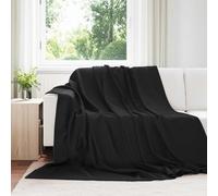 Coperte da Pile 24 pz Nero 240 x 220 cm 17.63 kg Panno