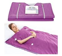 Coperte digitali con coperta ponderata aggiornata for donne, coperta riscaldata for sauna moante for il corpo for perdita di peso for perdita di peso e disintossicazione ,Sessioni di sauna a casa(PURP