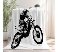 Coperte Mucca dei cartoni animati a strisce nere Flanella Coperta Beige Tutte le Stagioni per Divano, Soggiorno, Camera da Letto Idee regalo per Natale e la Festa 220 x 260 cm