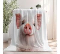 Coperte Orso dei cartoni animati Pesca Flanella Coperta Beige Tutte le Stagioni per Divano, Soggiorno, Camera da Letto Idee regalo per Natale e la Festa 220 x 260 cm