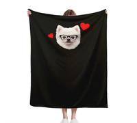 Coperte Plaid Personalizzata Per Uomo E Donna Coperta Personalizzate Il Tuo Con Testo, Logo O Foto Crea La Blanket Divano Famiglia, Bambini, Animali E Amici 30x40