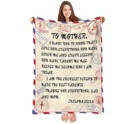 Coperte regalo di compleanno per la mamma da figlia figlio, coperta per la mamma per la festa della mamma, coperte in flanella super morbide per Natale San Valentino per letto divano