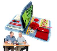 Coperte Sensoriali Per Adulti, Coperta Per Demenza | Coperta Sensoriale Per Gli Anziani - Prodotti Per La Demenza Alzheimer, Giocattoli Versatili Per La Perdita Di Memoria Per Anziani Affetti