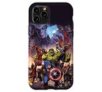 Copertina a fumetti Marvel The Avengers Infinity Saga Custodia per iPhone 11 Pro
