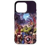 Copertina a fumetti Marvel The Avengers Infinity Saga Custodia per iPhone 16 Pro