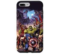 Copertina a fumetti Marvel The Avengers Infinity Saga Custodia per iPhone 7 Plus/8 Plus