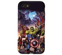 Copertina a fumetti Marvel The Avengers Infinity Saga Custodia per iPhone SE (2020) / 7/8
