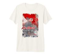 Copertina a Fumetti Red Sonja Jenny Frison She-Devil Warrior Sword Maglietta Premium